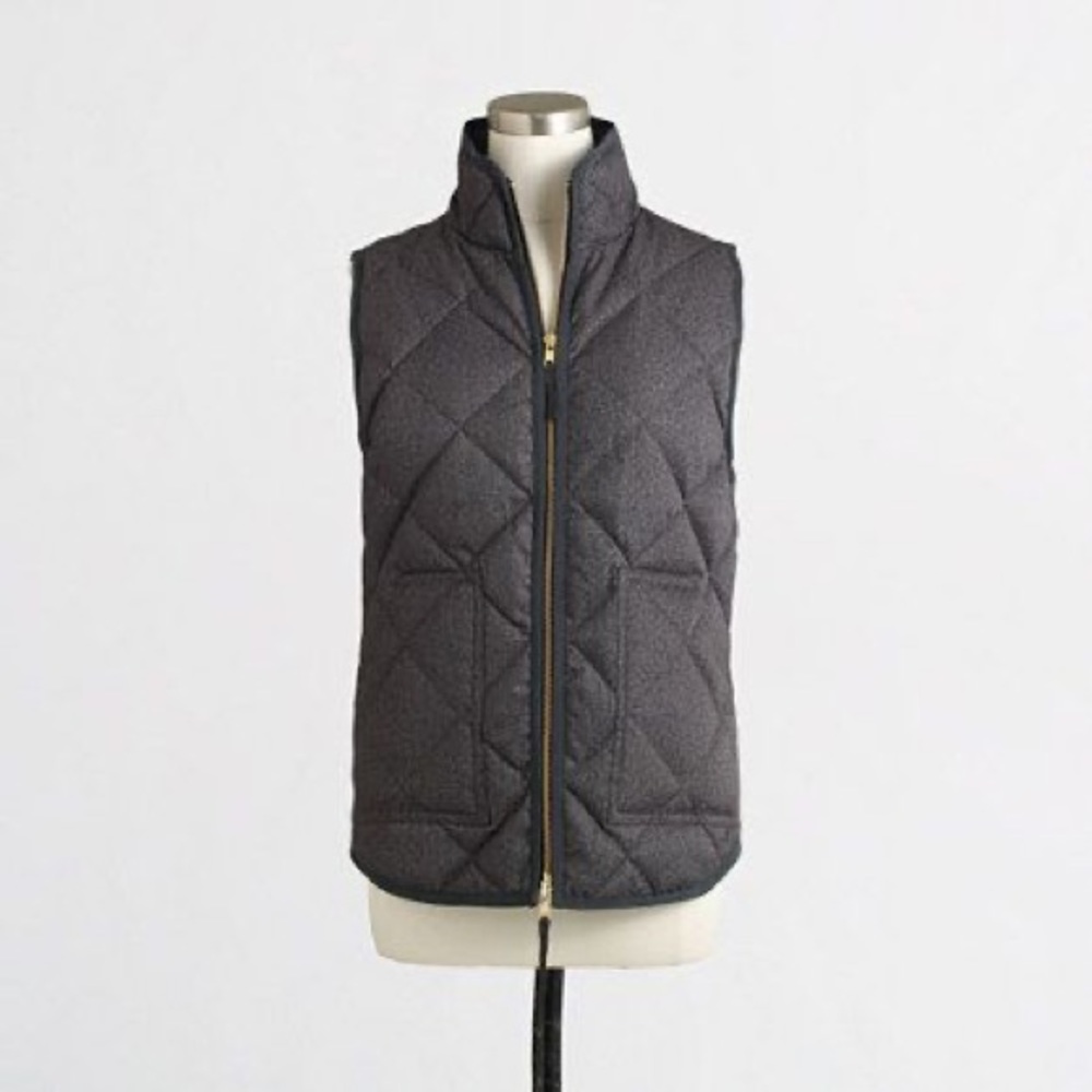 Grey Textured Jcrew Excursion Vest!